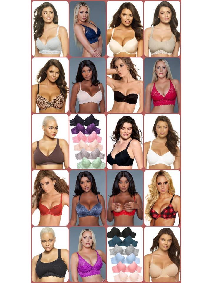 Lingerie Mart - Wholesale Bra - Women's - BRAPAK10 - Assorted Bra Package - Ships in 1 Day! 1