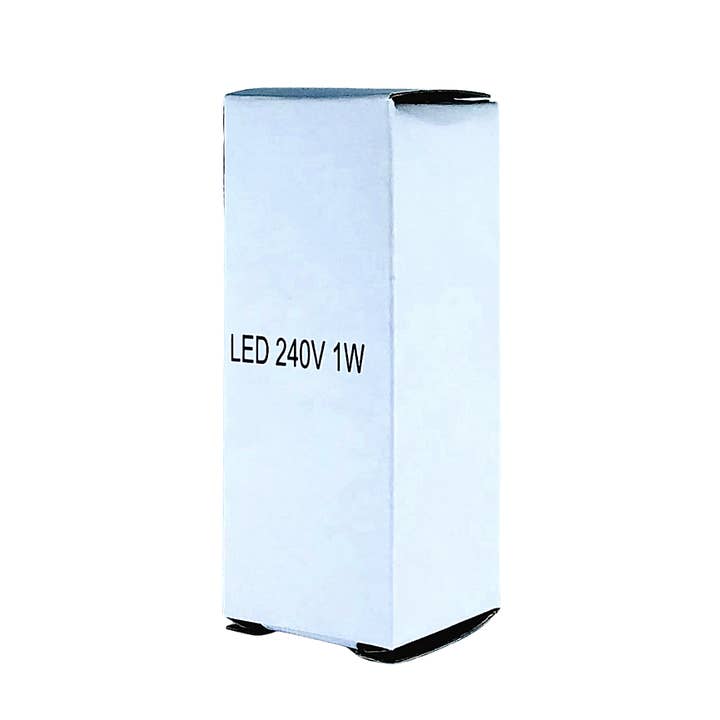 SALTCO AUSTRALIA - Wholesale Light bulb/puck - Warm White Clear LED Globe – E14 1W (220–240V)2