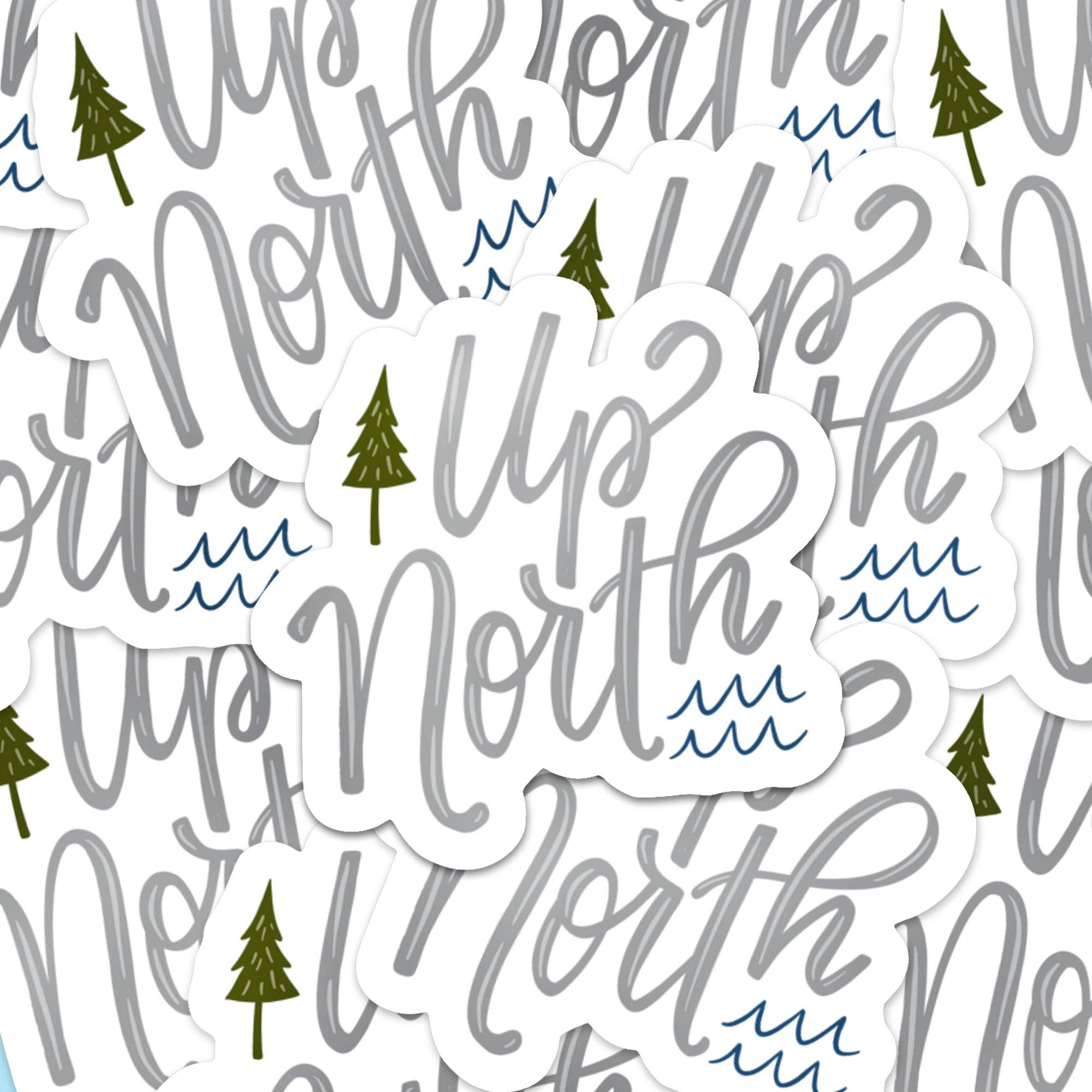 A Fink & Ink - Wholesale Sticker - Up North - Minnesota / Northern Pride Vinyl Stickers1