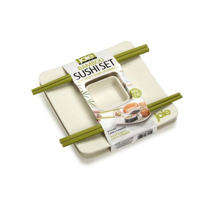 Joie Bamboo Sushi Set for wholesale by HIC - Harold Import Co.
