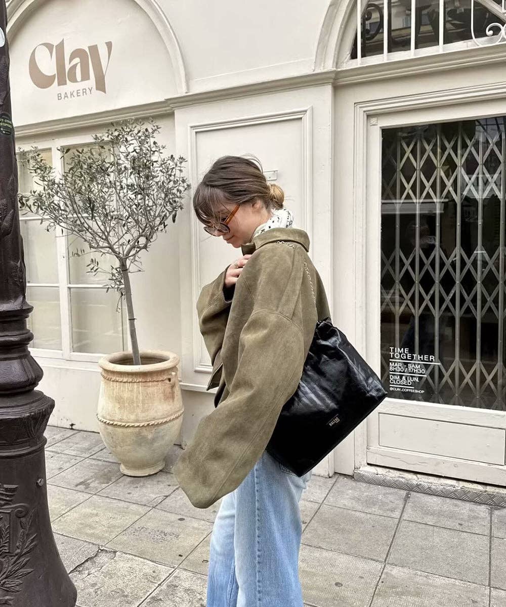 Aria Romance - Wholesale Jacket - Women's - Suede Texture Lapel Jacket5