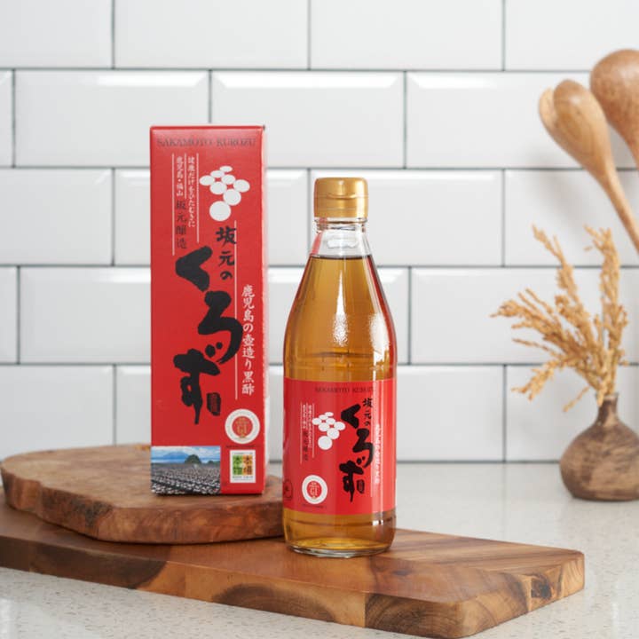 Umami Insider - Wholesale Vinegar - Amber Rice Vinegar (Kurozu) - 1 Year Aged Kurozu, 12 floz3