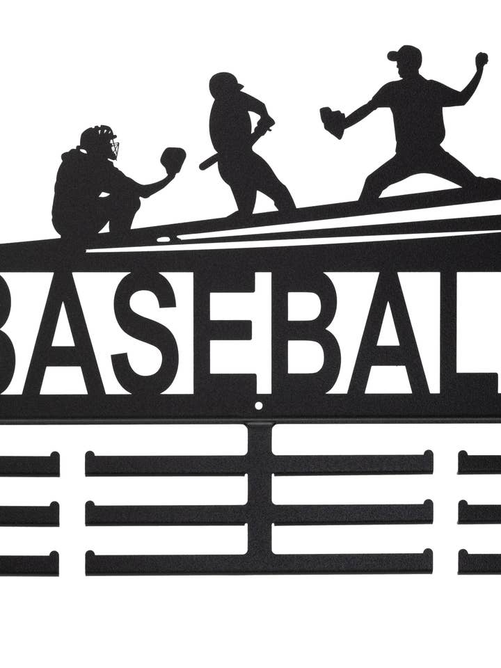 Baseball Steel Medal Ribbon Holder for wholesale by SWEN Products