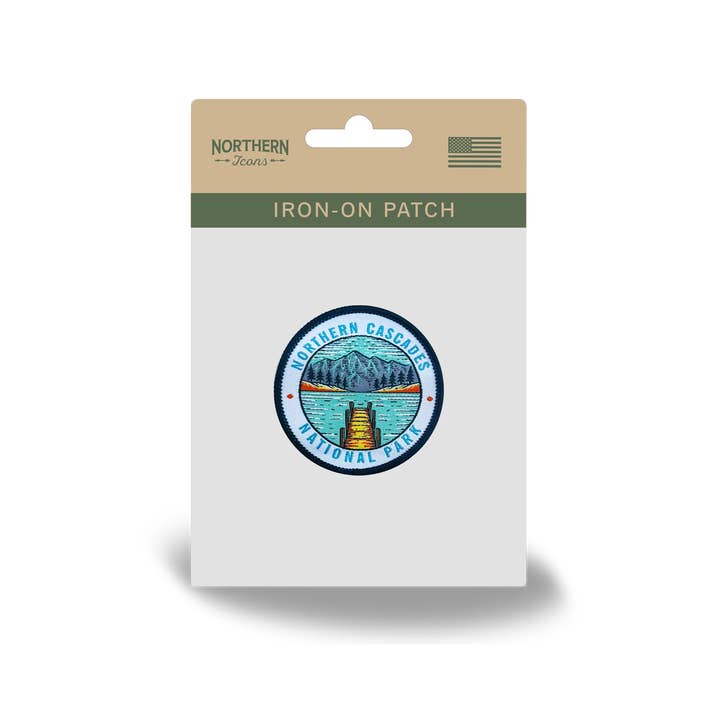 Northern Icons Creations INC - Wholesale Patch - Northern Cascades National Park Embroidered Iron-On Patch Travel Souvenir Badge1