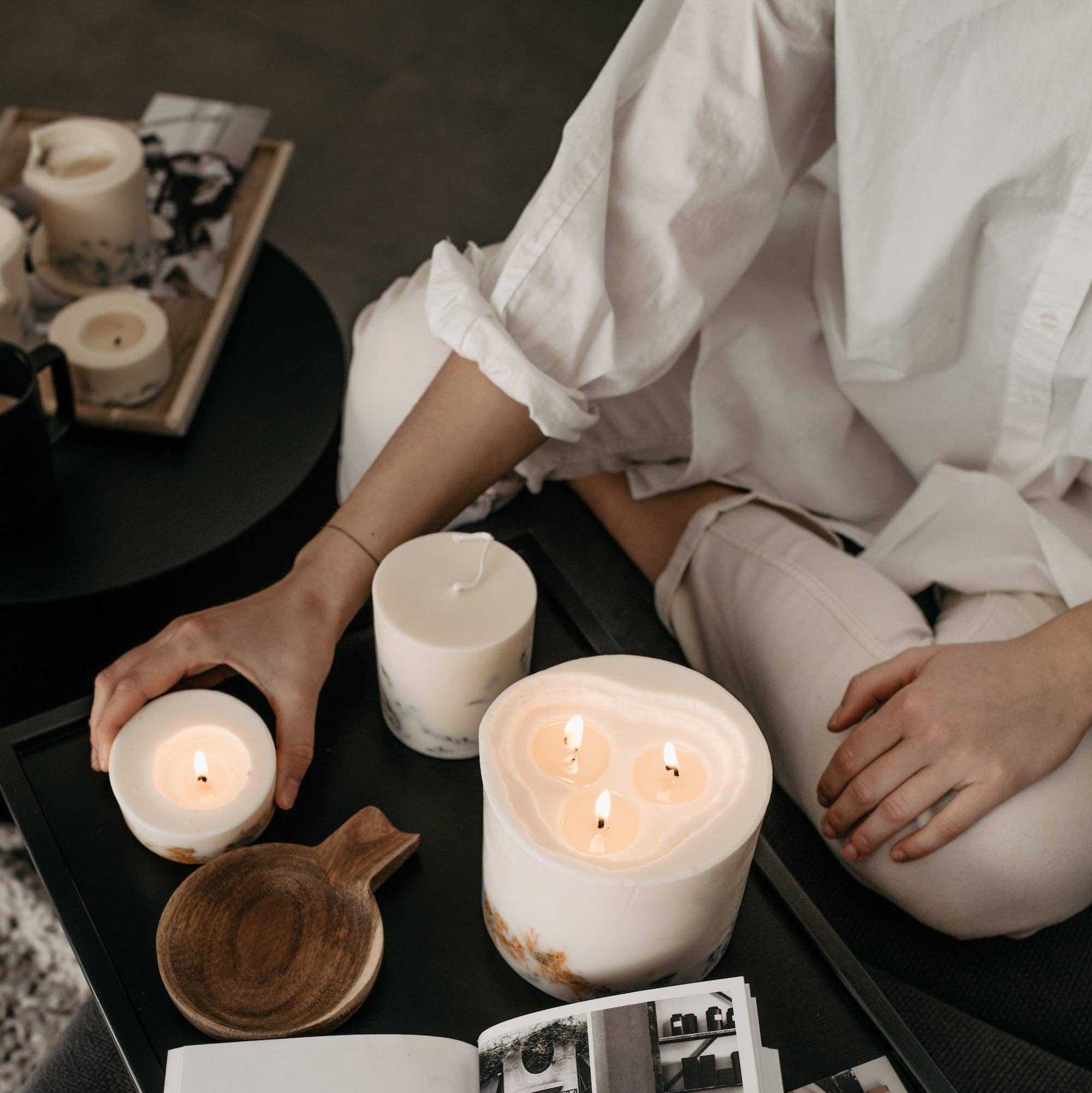 the MUNIO – Engroshandel Søjlelys – VILDE BLOMSTER MINI SØJLELYS5