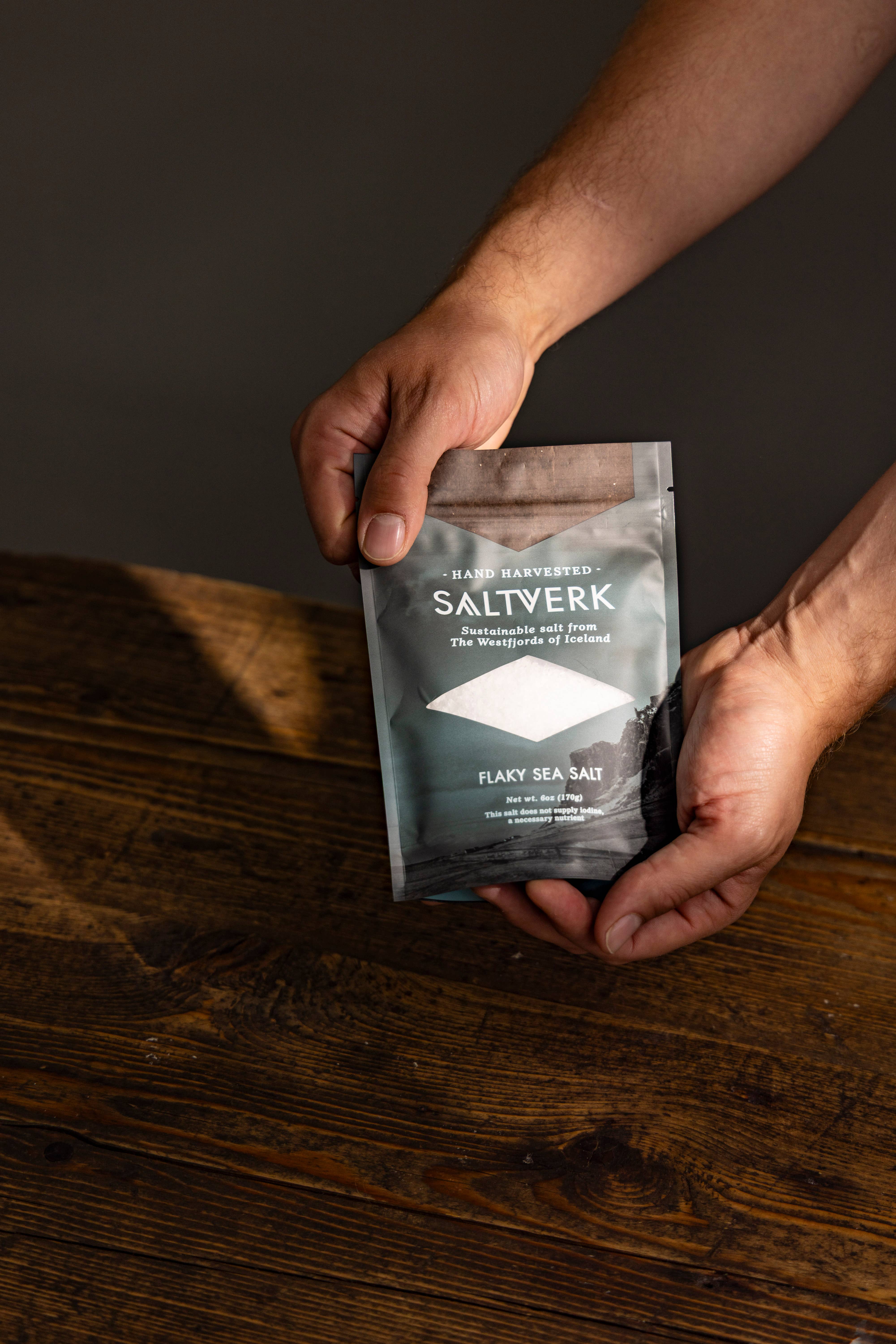 Saltverk - Wholesale Salt - SALTVERK Flaky Sea Salt Pouch1