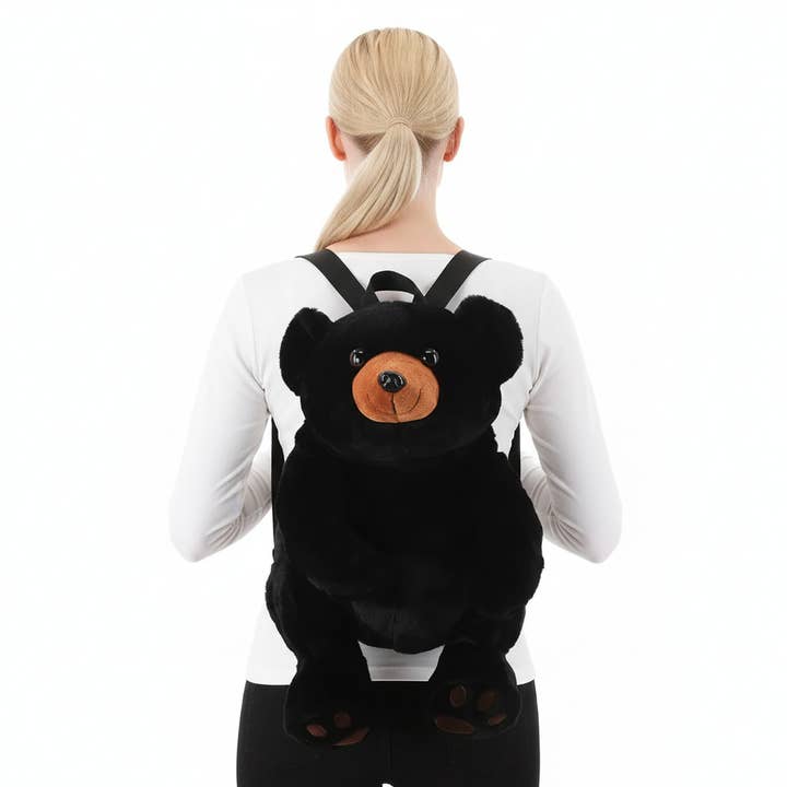 COMECO INC - Vendita all'ingrosso Zaino - Donna - Zaino in peluche Black Bear4