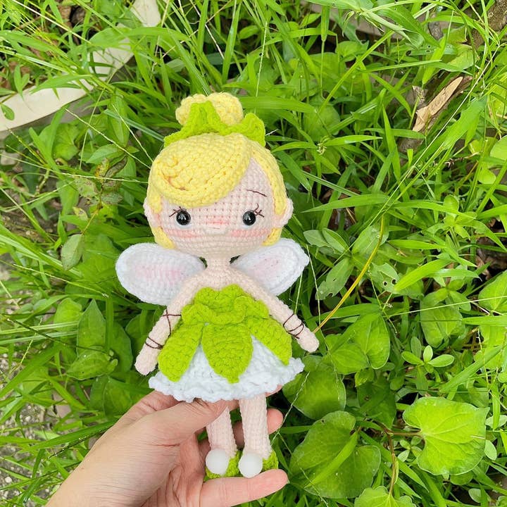Anh2 LTD - Wholesale Doll - Kids - Set of 12 Crochet Princess Dolls, Handmade Gift for Girls