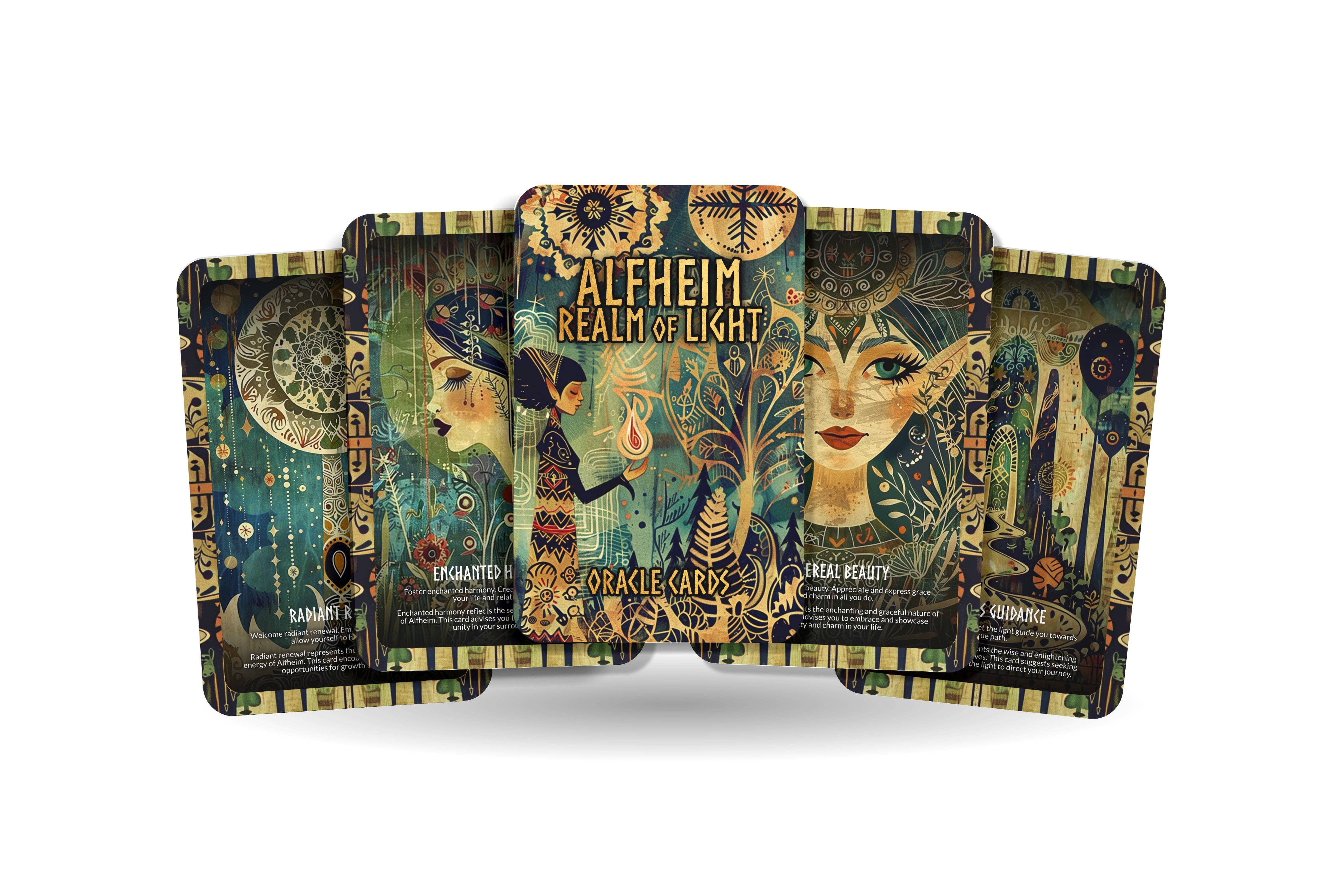 IBIZA TAROT - Wholesale Tarot Cards - Alfheim Light Oracle Cards - Ethereal Beauty Exploration0
