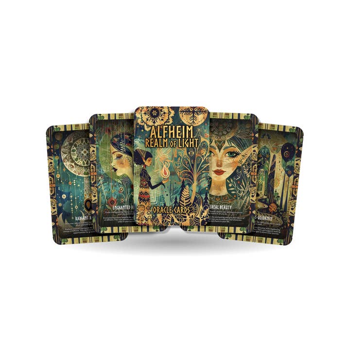 IBIZA TAROT - Wholesale Tarot Cards - Alfheim Light Oracle Cards - Ethereal Beauty Exploration
