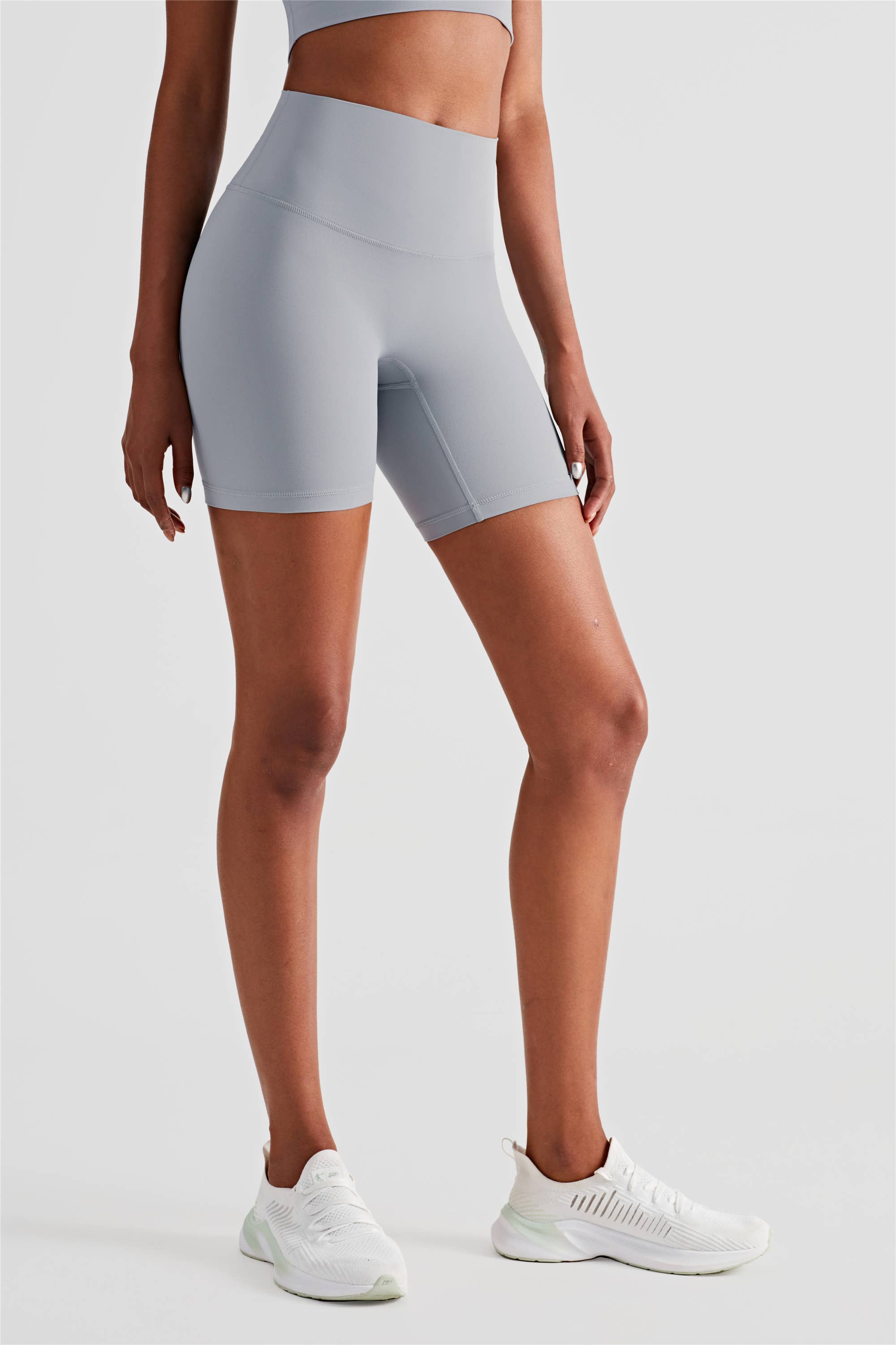 91thelabel – wholesale Athletic shorts – Women's – Luna High Waist Mid-Thigh Biker Short6