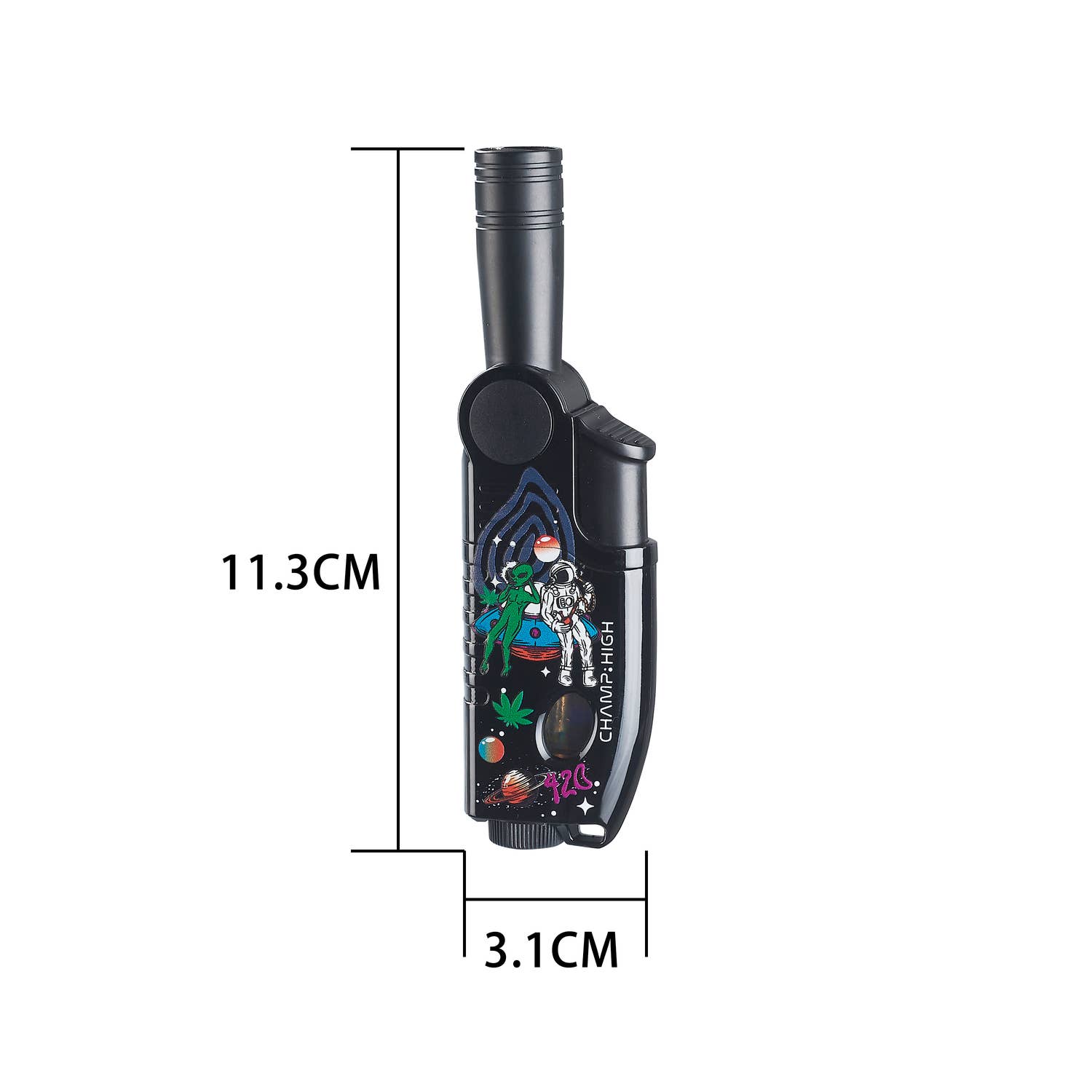 Champ by Polyflame - Wholesale Lighter - SPACEBABER refillable gas lighter 5