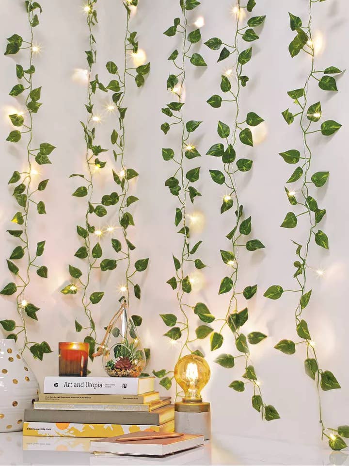 5' x 3.5' LED Vine Curtain String Lights Warm White for wholesale by Perfect Holiday