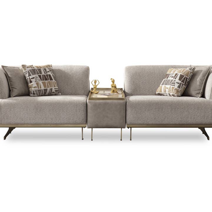 Urla Stationary Module Sofa Cream for wholesale on Faire0