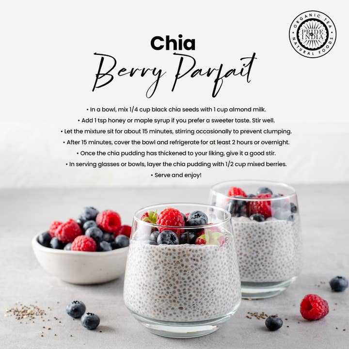 PRIDE INDIA BRANDS - Wholesale Plant Seeds - Whole Black Chia Seeds5