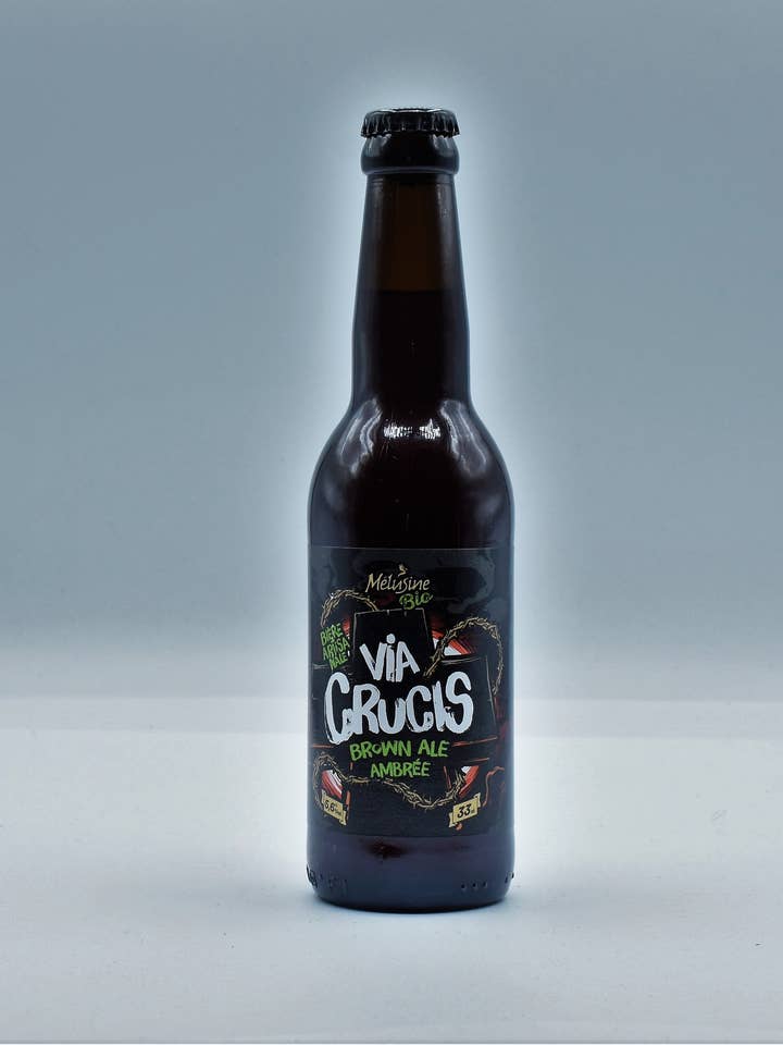 Cerveza de ámbar orgánica Via Crusis Melusine 75 cl para venta al por mayor de Le Vin Émoi