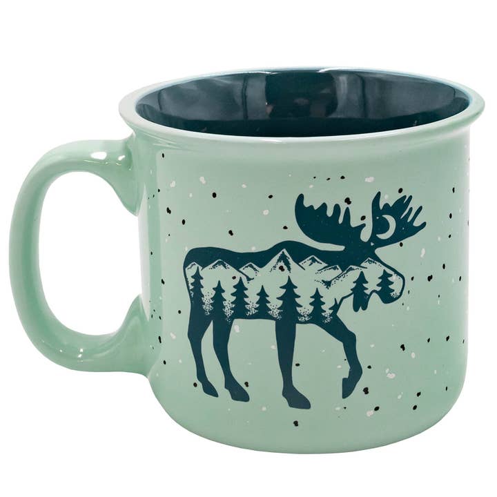 Lazy One - Vente Tasse à café - Mug Silhouette d'Orignal0