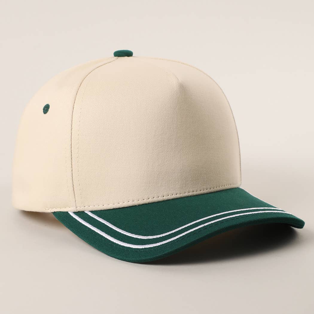 Fashion City - Wholesale Trucker Hat - Unisex - Double Stitched Plain Two Tone Canvas Cotton Trucker Hat8