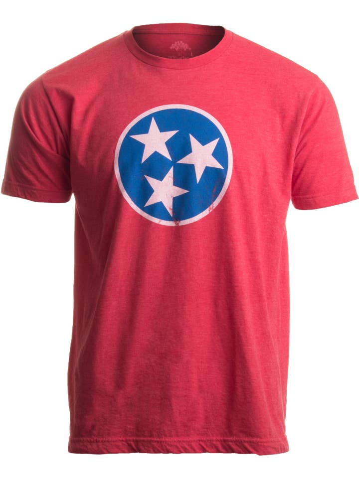 Tennessee Flag | Vintage Distressed Effect Tennesseean Volunteer State T-shirt for wholesale on Faire4