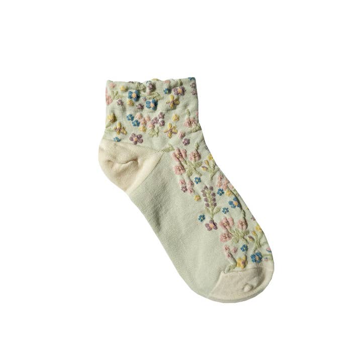 7DAYSSOCKS - Vendita all'ingrosso Calzini - Donna - Calzini da donna alla caviglia con fiori Garden Harga8