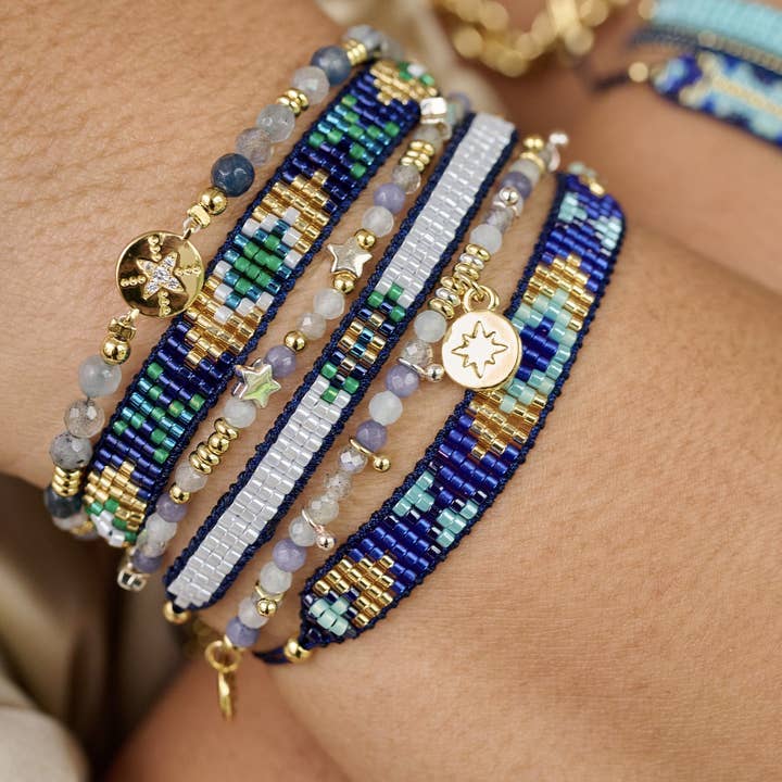 Boho Betty – wholesale Beaded bracelet – Jump White Friendship Beaded Bracelet3