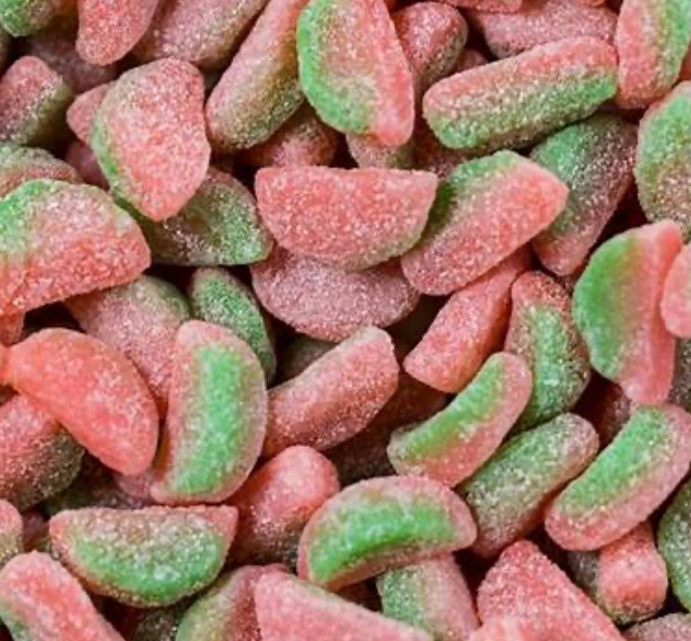 O'Shea's Candies Sweet Shop - Wholesale Gummy - Nostalgic Watermelon Slices 🍉 Sour Patch 24ct Display Box3