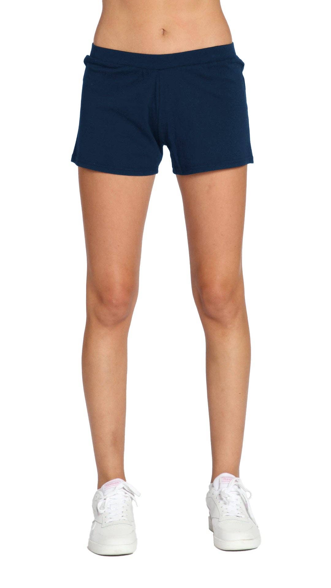 REMOVED BRAND - Wholesale Lounge Shorts - Women's - Woman's 100% Cotton Lounge Blank Shorts 1662