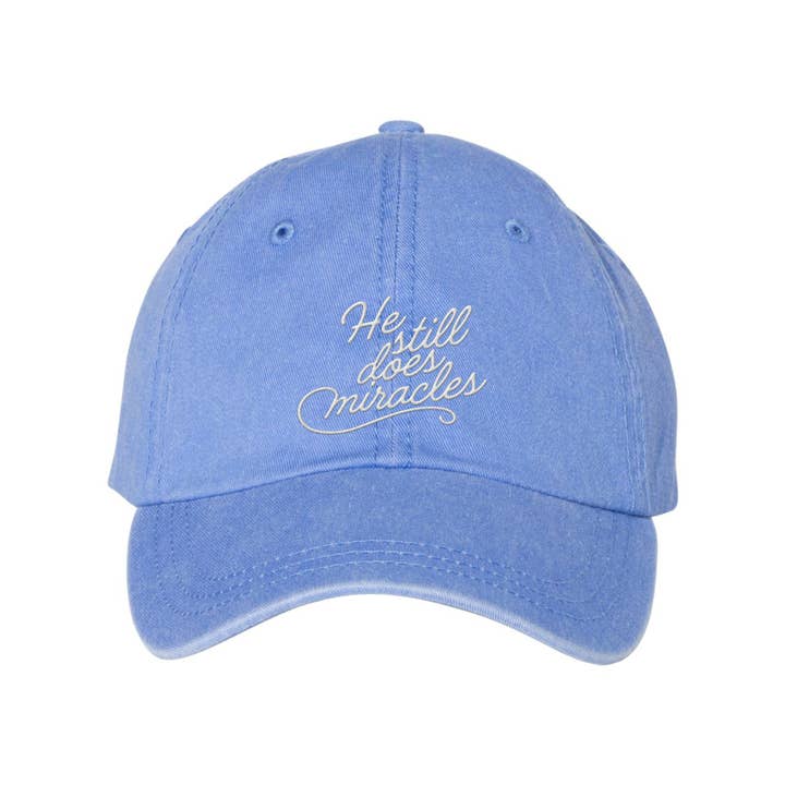 Scripted Pearl - Wholesale Baseball Cap - Unisex - He Still Does Miracles Embroidered Christian Baseball Cap15