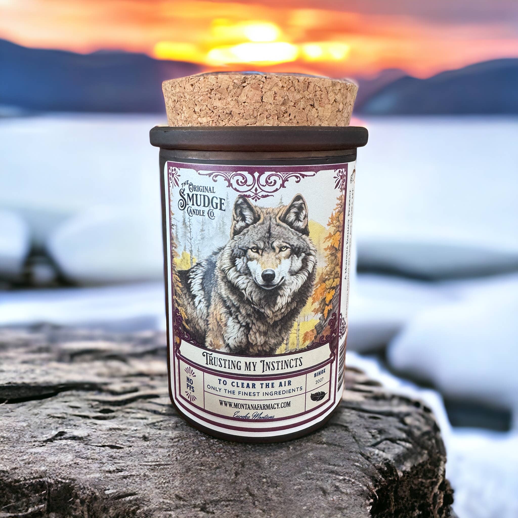 Montana Farmacy – Engroshandel Røgstift – Stol på mine instinkter Wolf Natursti Smudge Candle3