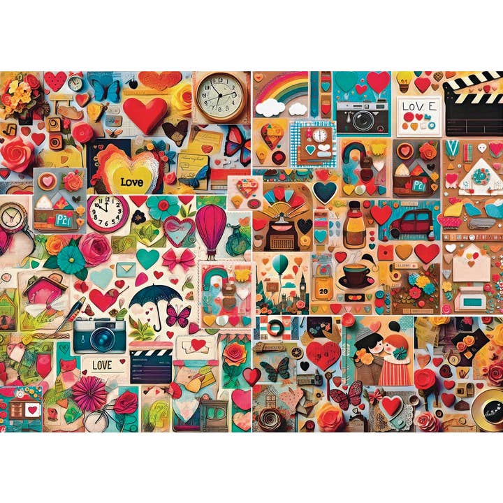 Jigsaw Puzzle - CASCADE OF LOVE for wholesale by JaCaRou Puzzles Inc.