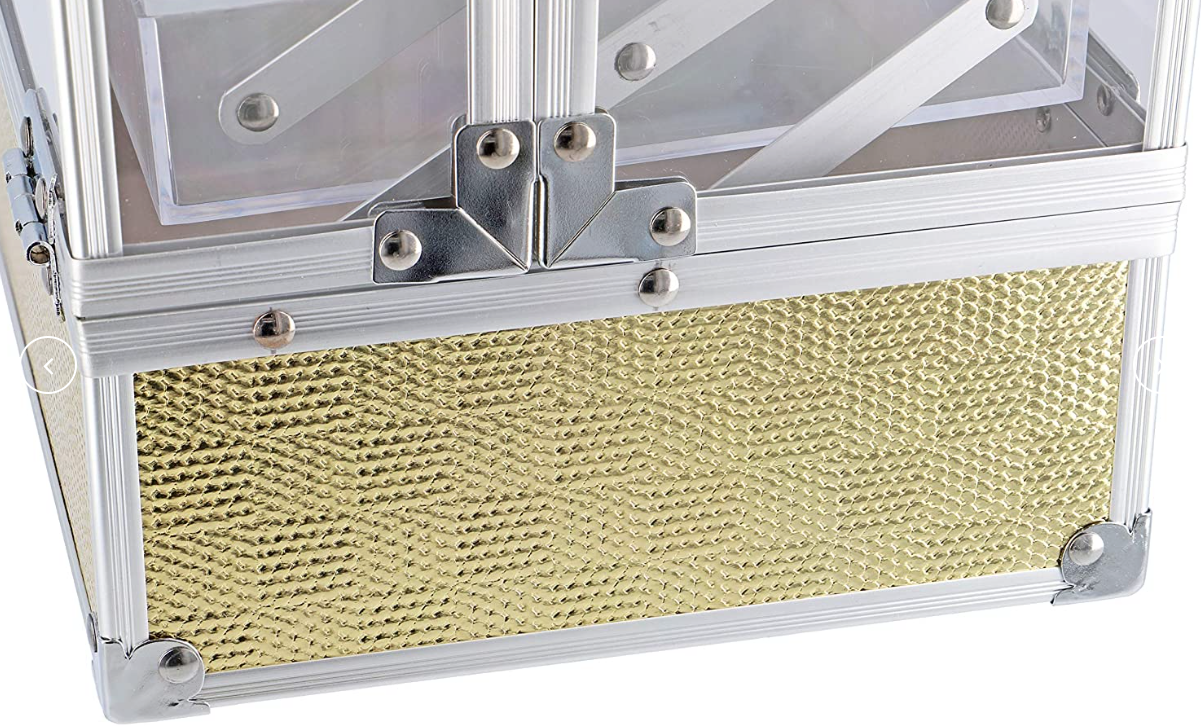 My Wholesale Warehouse – caixa de maquilhagem por atacado – Estojo Glam Acrílico 64pc2