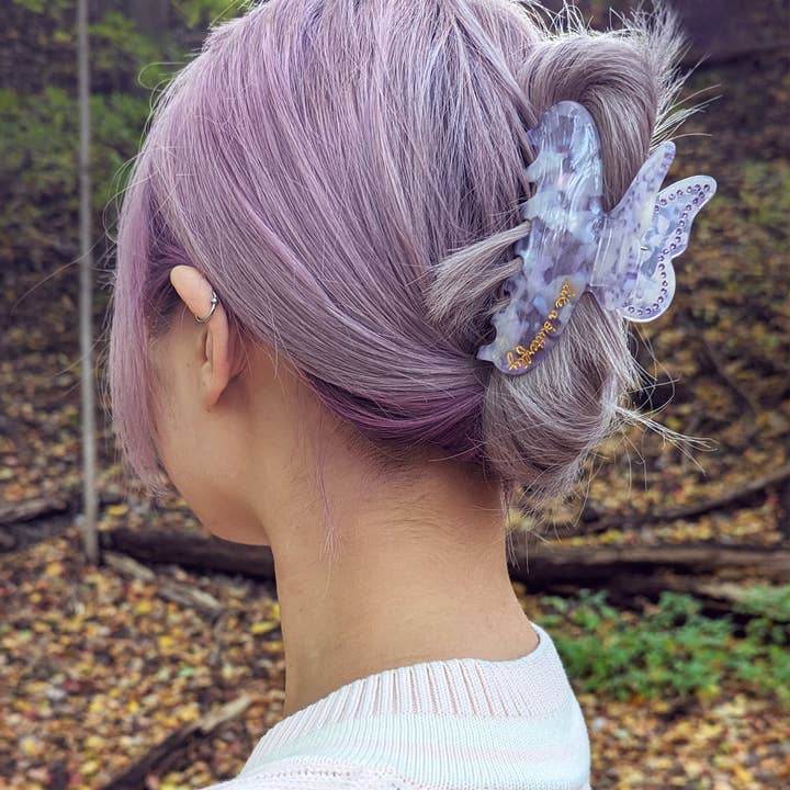 Butterfly hair claw for wholesale by shiinapop