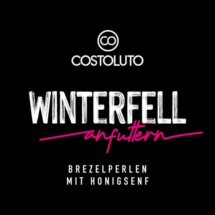 WINTERFELL snack / pretzel pearls, with honey mustard / PU 6 for wholesale by COSTOLUTO