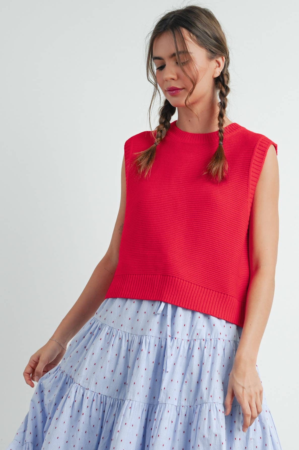 BUTTERMELON - Vente Haut en maille – femme - Haut en maille uni - BMW760050