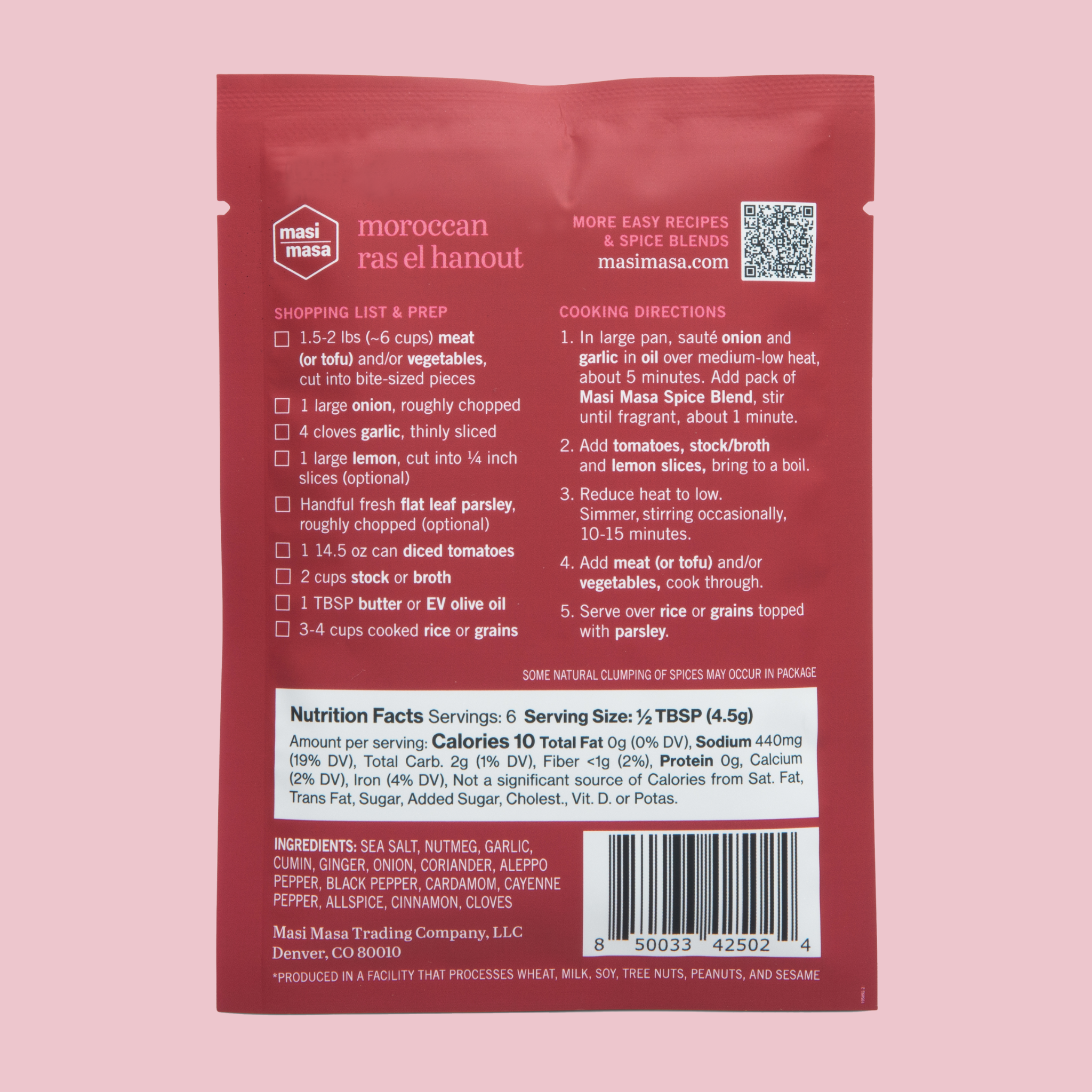 Masi Masa: Spice Without Borders - Wholesale Dried spice mix - Moroccan Ras El Hanout Spice Blend3