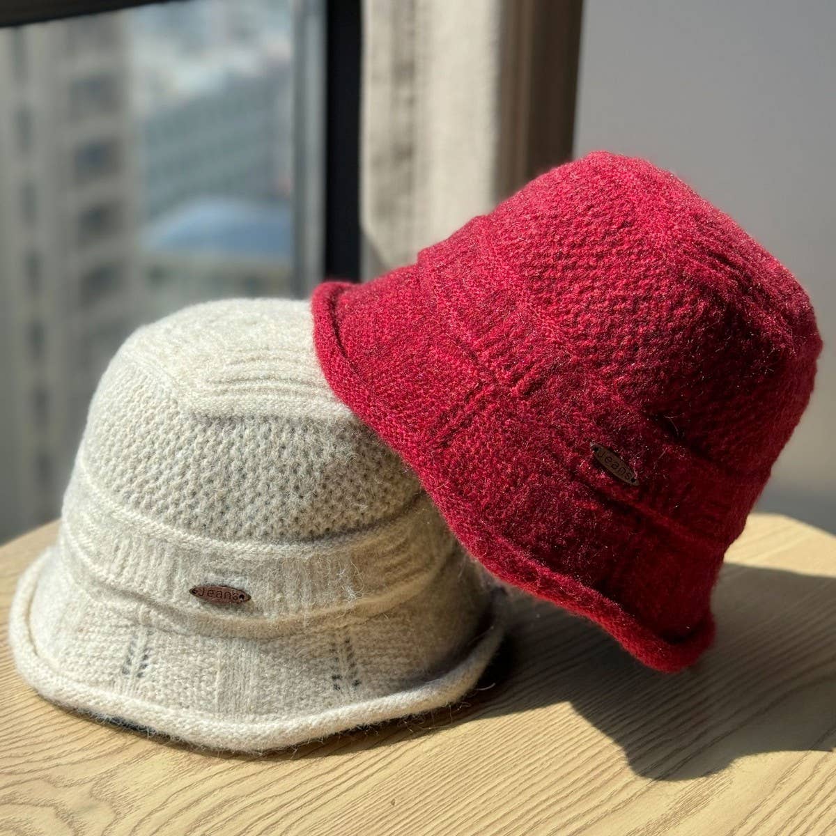 DOUBLJU - Wholesale Bucket Hat - Women's - RETRO WAVY KNITTED HAT_CWAH049229