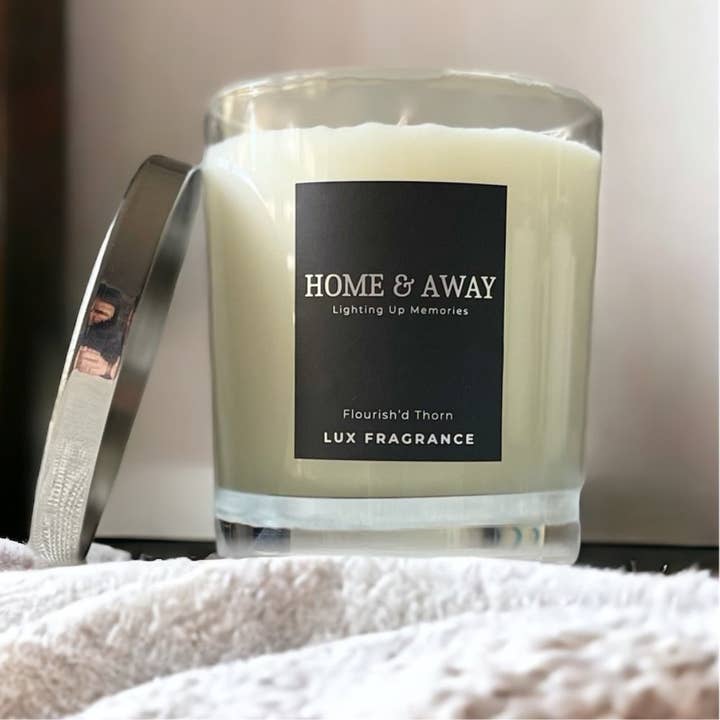 Home & Away - Wholesale Jar/Filled Candle - Flourish'd Thorn | Soy Wax Scented Candle