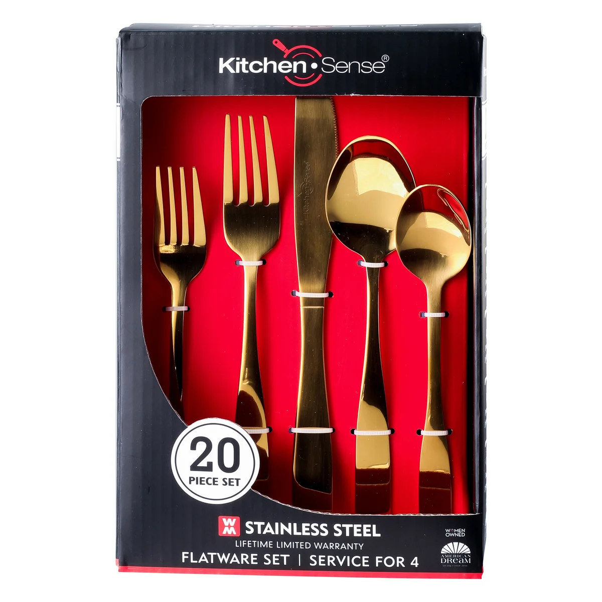 J&V TEXTILES - Wholesale Flatware Set - 40 Piece Stainless Steel Silverware Set for 836