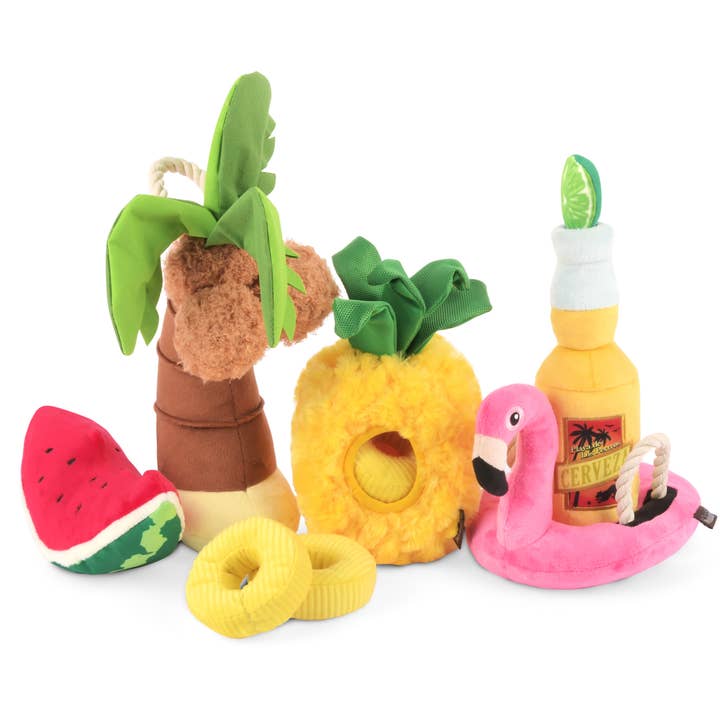 Tropical Paradise 5-pc Set for wholesale by P.L.A.Y. Pet Lifestyle and You