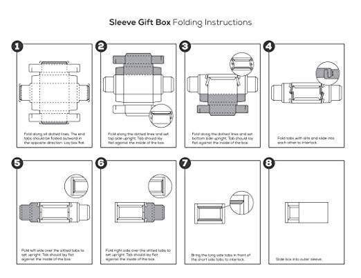 Hammont - Wholesale Gift Box - Pink Sleeve Diy Sliding Kraft Paper Box 6 Pack 7 X 4.75 X 21