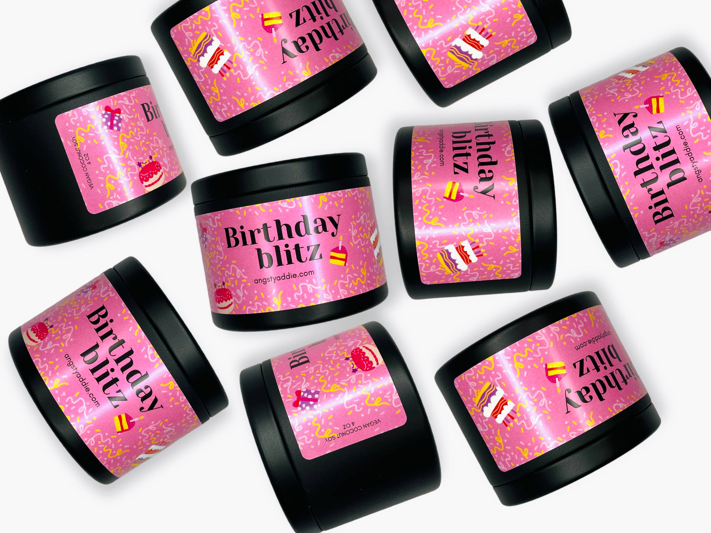 Angsty Addie - Wholesale Jar/Filled Candle - Birthday cake candle, birthday gift for women