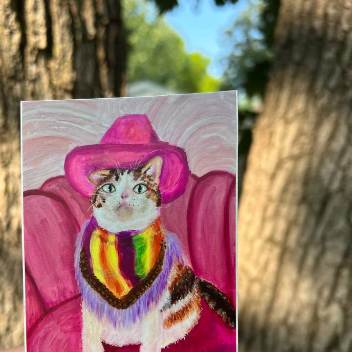 Pony Girl Sticker Holographic for wholesale by Brea Rhodes Art