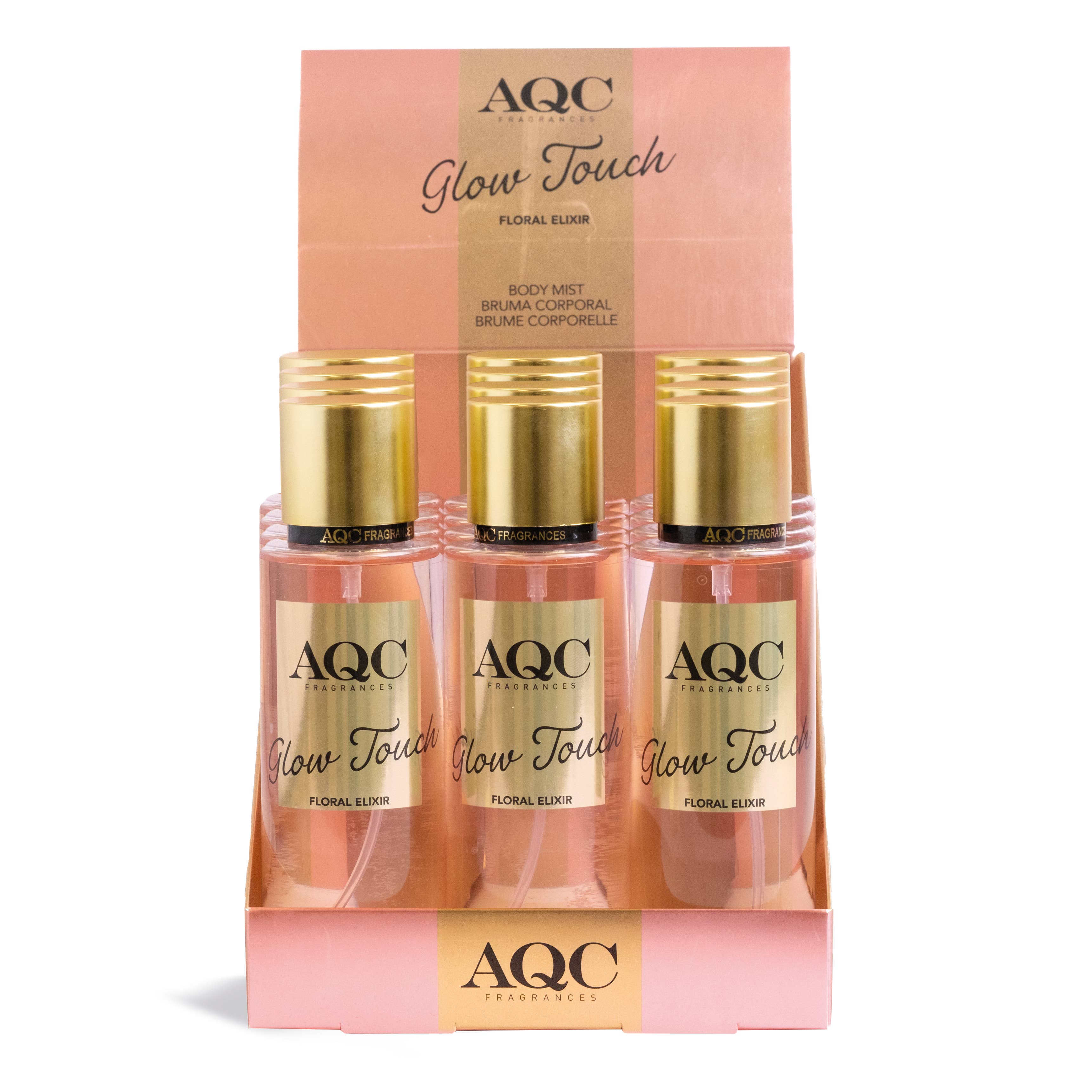 Aquarius Cosmetic SLU - Wholesale Face & Body Mist/Water - AQC FRAGRANCES GLOW TOUCH BODY MIST 250ML FLORAL ELIXIR2