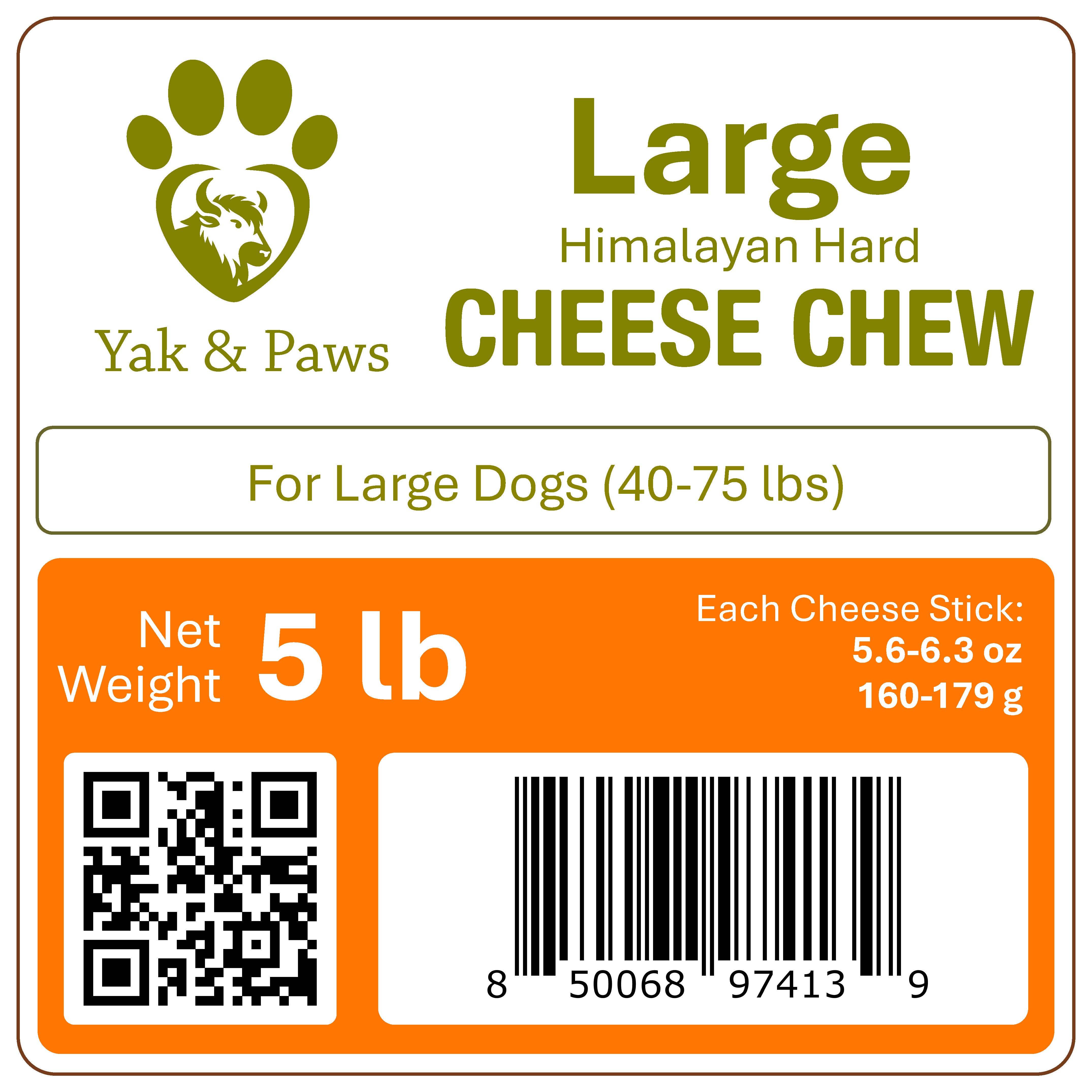 Yak and Paws - Wholesale Pet Treats - Dog - Yak Cheese Dog Chews -100% Natural, 5 lb Bulk Pack Yak Chees5