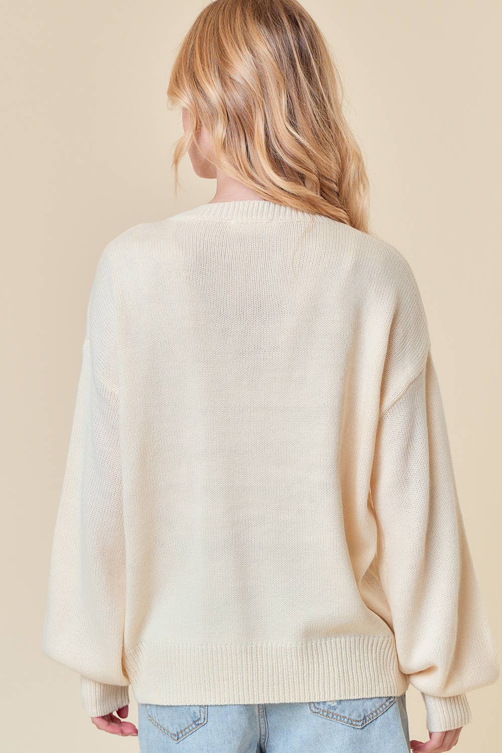 Doe and Rae - Wholesale Pullover-trui - Dames - Sweatshirt met lange mouwen van LOVE Embroidery - 44234T8