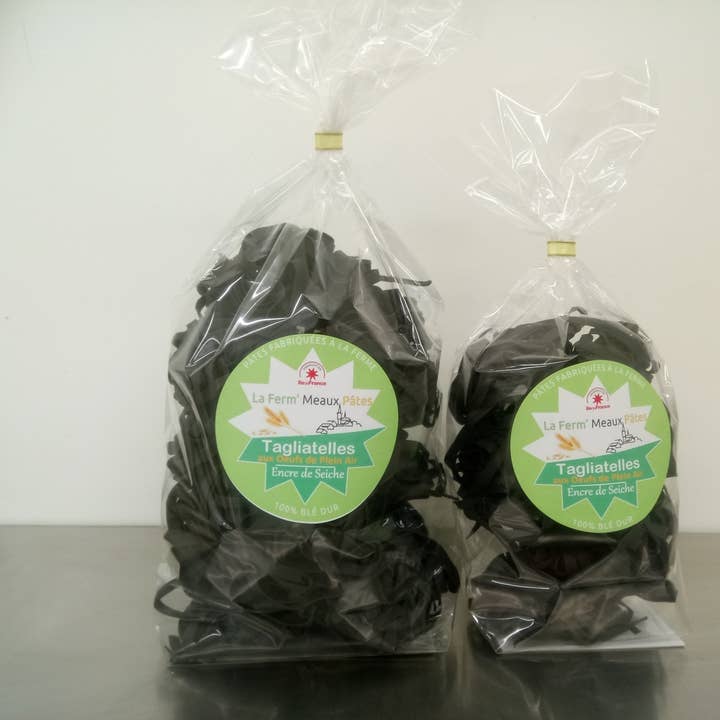 La Ferm'Meaux Pâtes – wholesale Pasta – Tagliatelle squid ink with eggs 250g