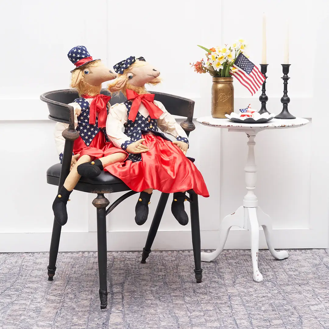 C&F Home - Wholesale Decorative Tabletop Object - SALE Gussie Sheep Gathered Traditions Art Doll2