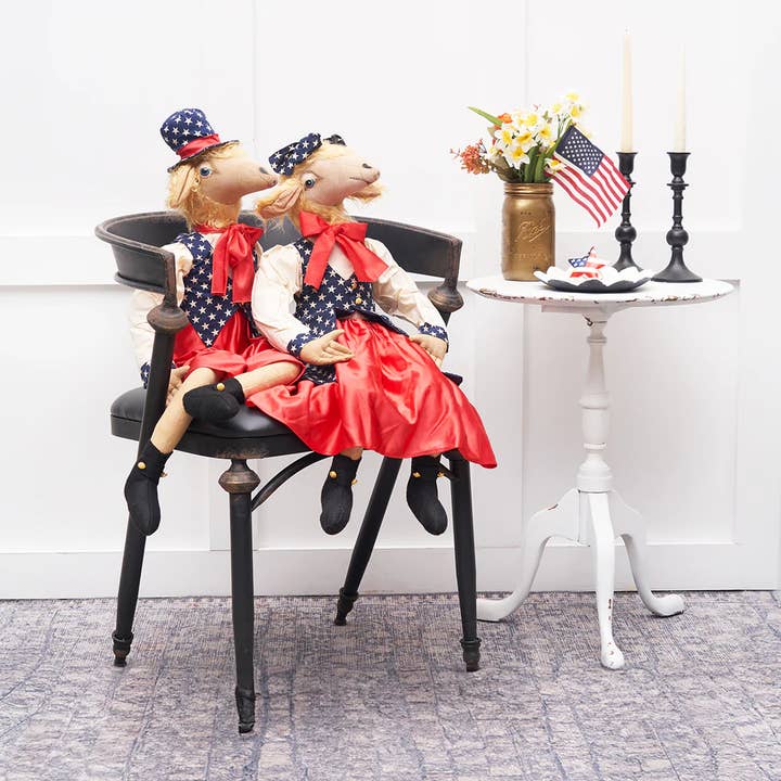 C&F Home - Wholesale Decorative Tabletop Object - SALE Gussie Sheep Gathered Traditions Art Doll2