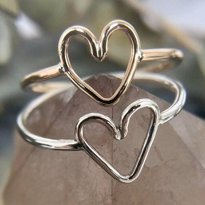 Heart Ring for wholesale by Open Fire Jewellery