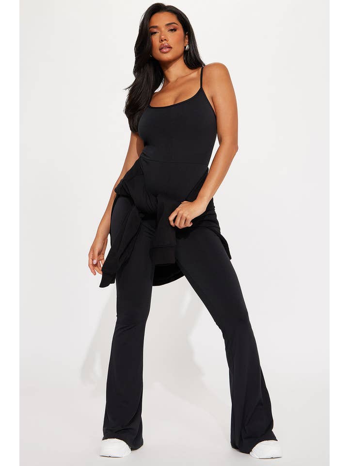 5besties inc - Wholesale Jumpsuit - Women's - STRAPPY BACK FLARE JUMPSUITS